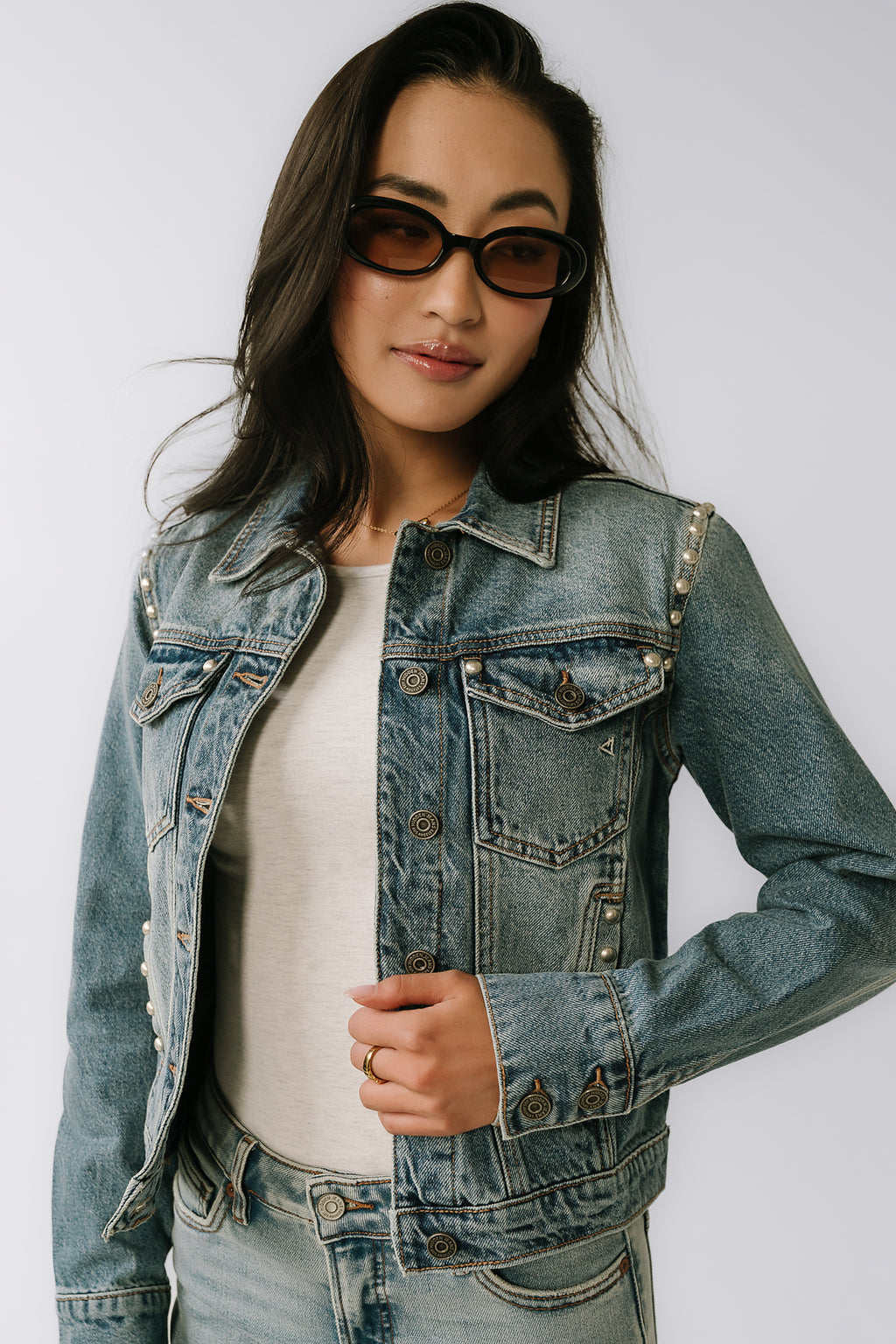 Majorca Studded Denim Jacket
