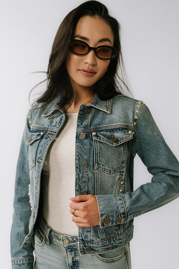 Majorca Studded Denim Jacket