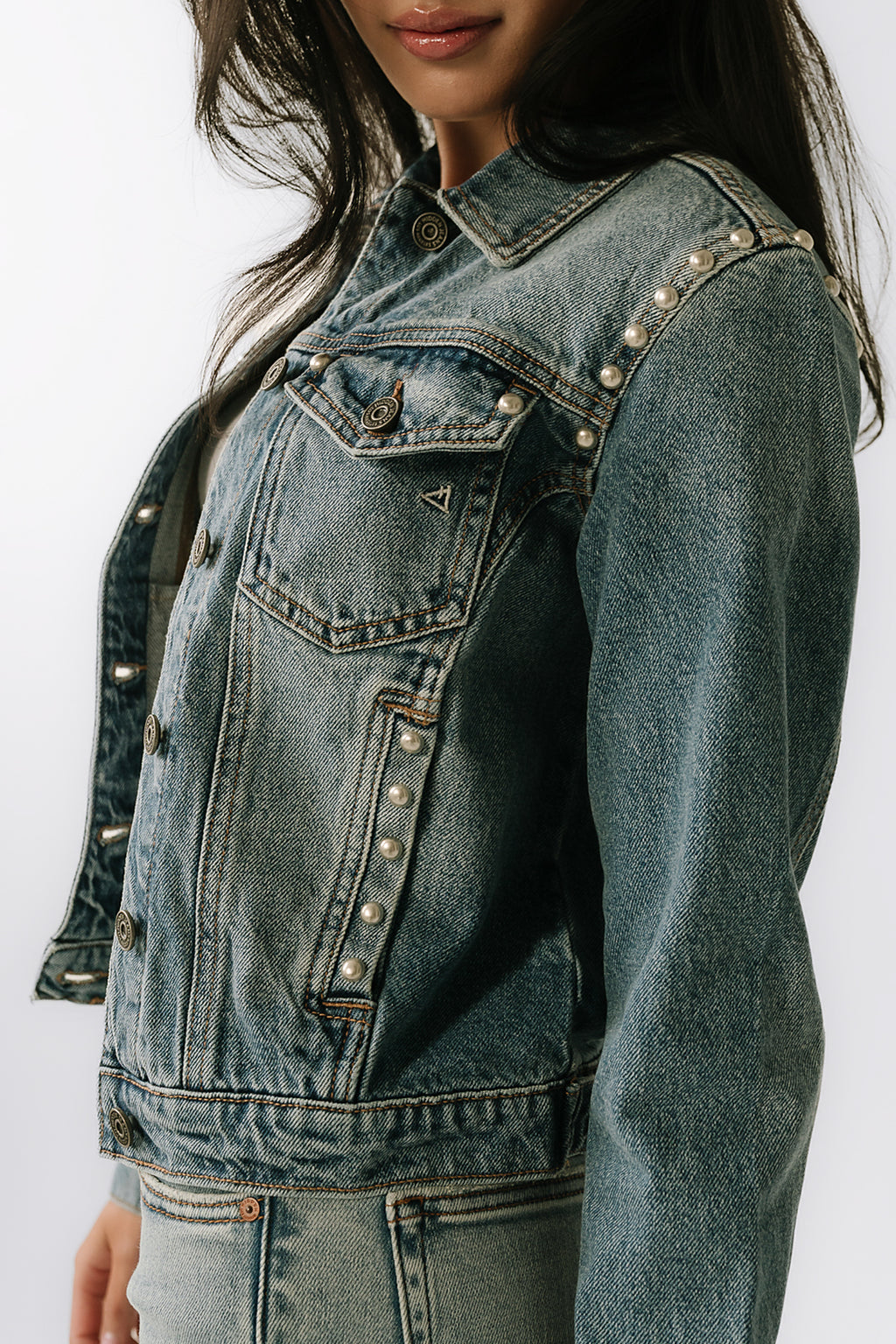 Majorca Studded Denim Jacket