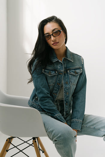 Majorca Studded Denim Jacket