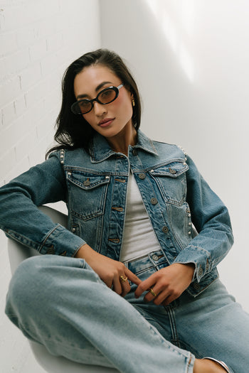 Majorca Studded Denim Jacket