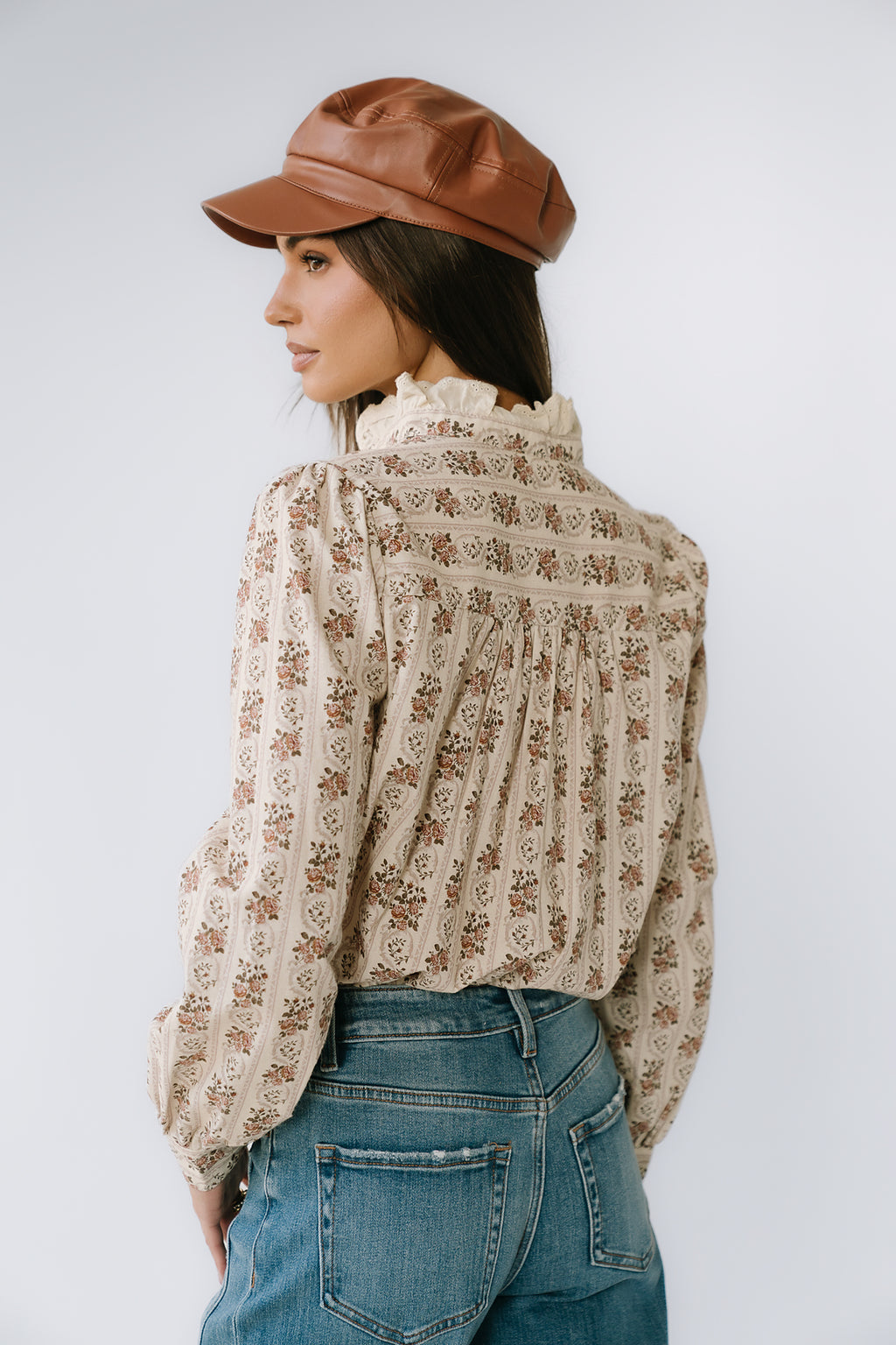 Markel Lace Trim Blouse - FINAL SALE