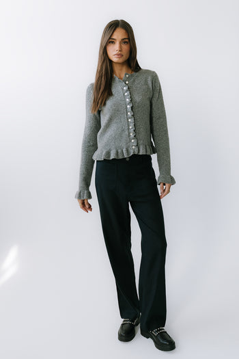 Lander Wide Leg Pants in Navy