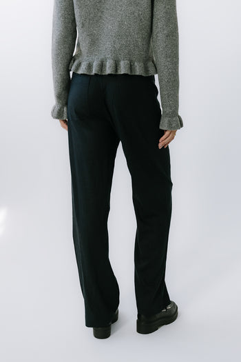 Lander Wide Leg Pants in Navy
