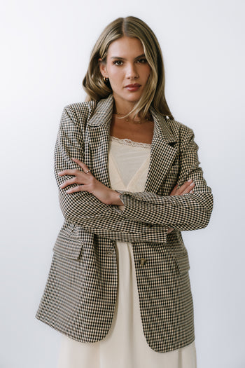 Carie Gingham Blazer - FINAL SALE