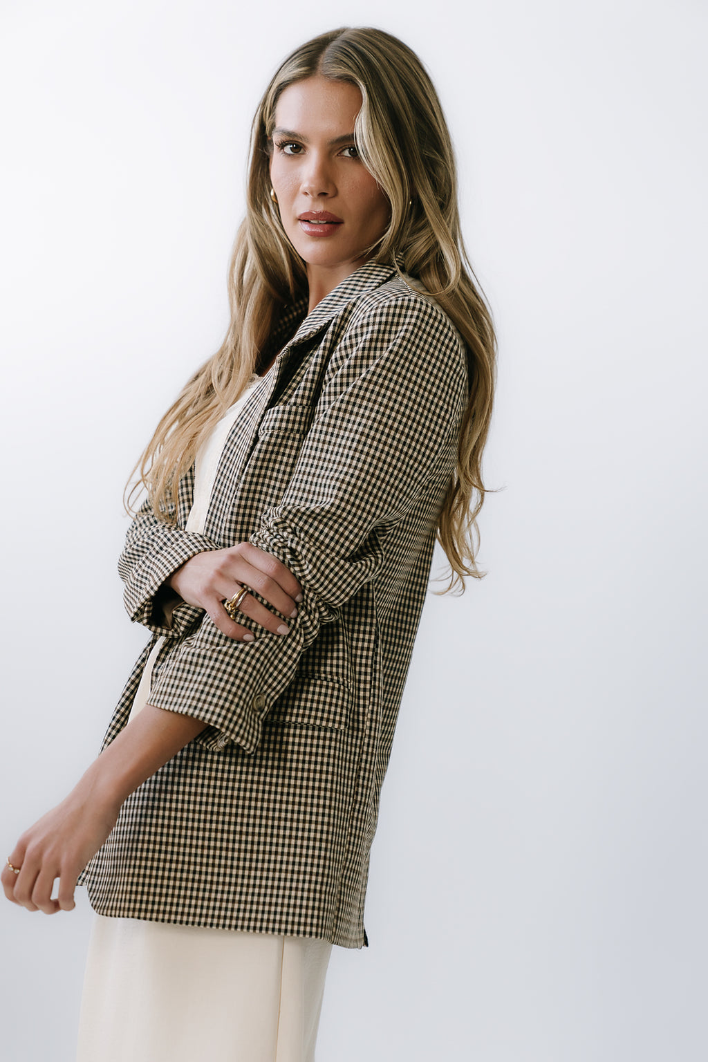 Carie Gingham Blazer - FINAL SALE