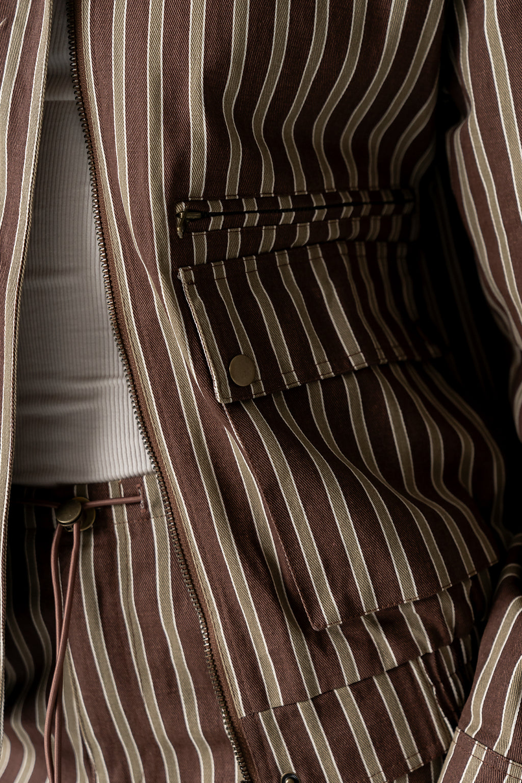 Carla Striped Utility Jacket - FINAL SALE