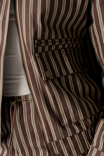 Carla Striped Utility Jacket - FINAL SALE