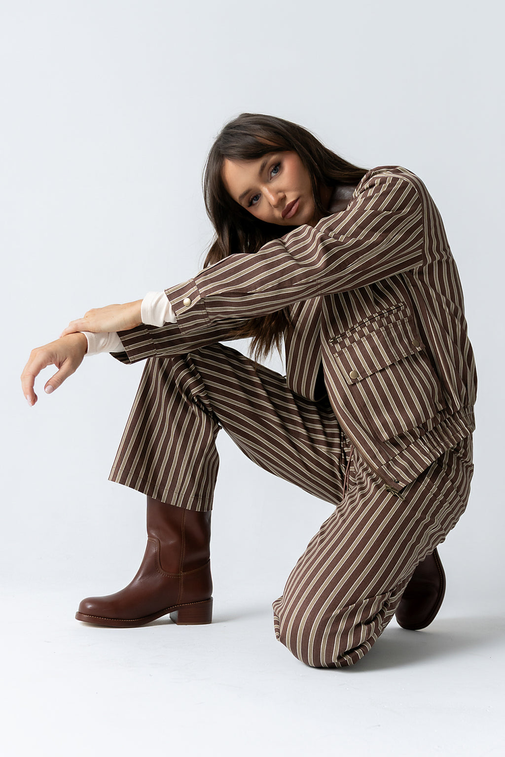 Carla Striped Wide Leg Pants - FINAL SALE