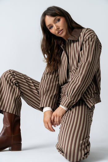 Carla Striped Utility Jacket - FINAL SALE