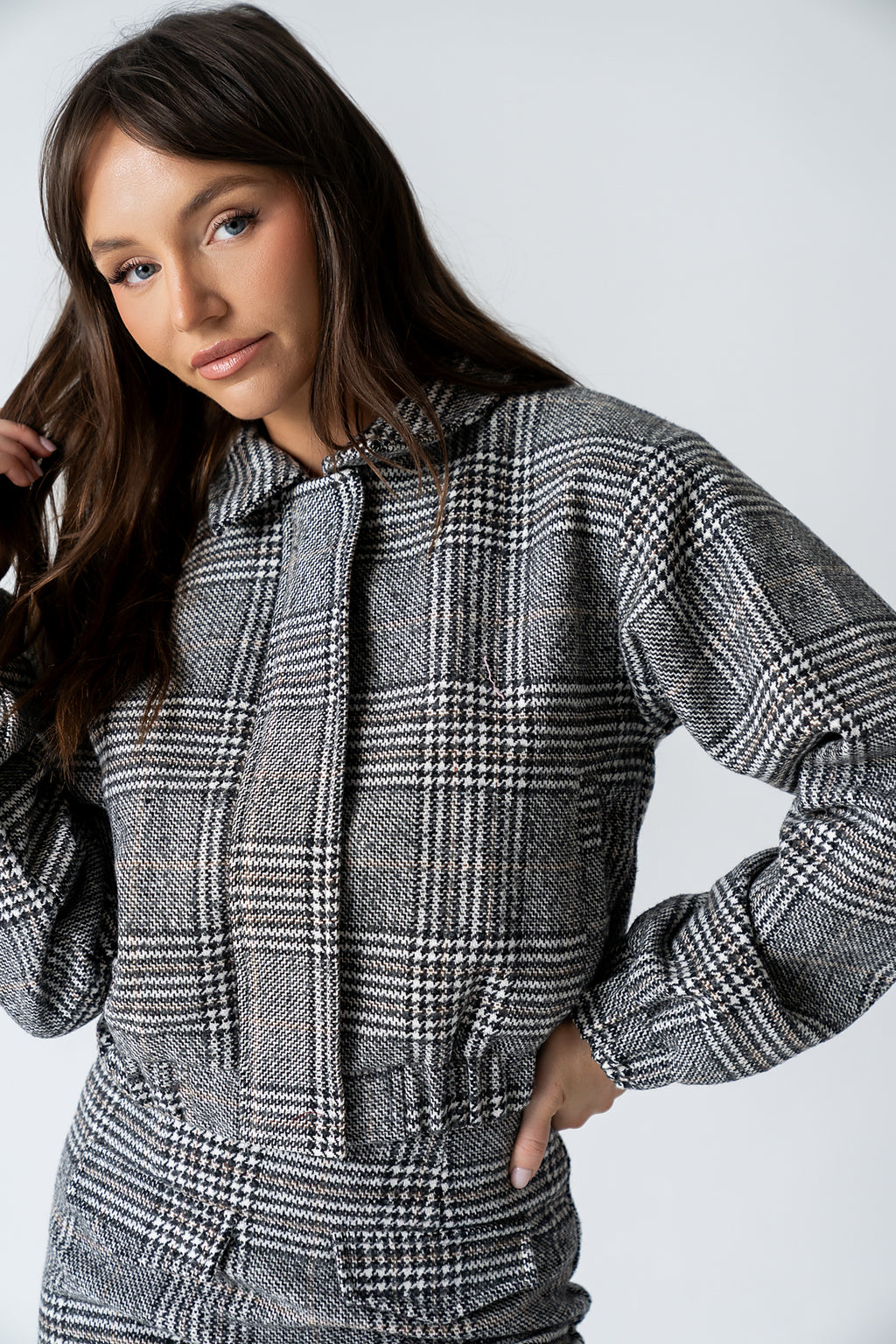 Finley Tweed Jacket in Black