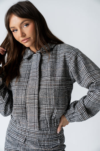 Finley Tweed Jacket in Black