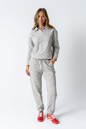 Patricia Barrel Sweatpants in Leopard - FINAL SALE