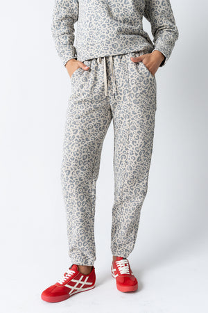 Patricia Barrel Sweatpants in Leopard - FINAL SALE