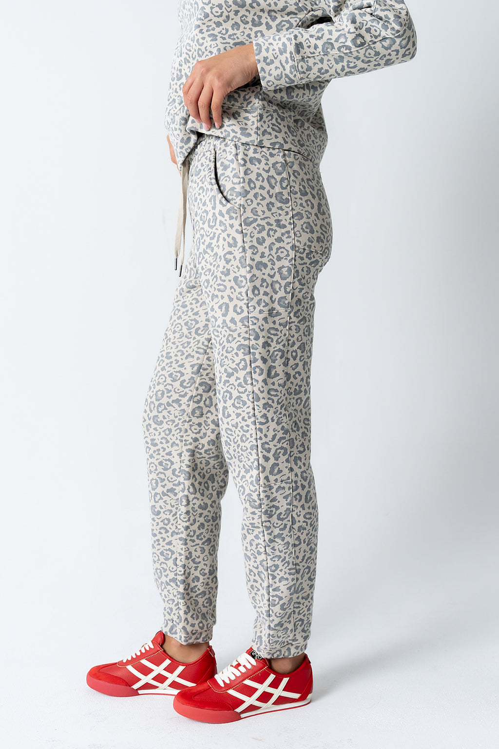 Patricia Barrel Sweatpants in Leopard - FINAL SALE