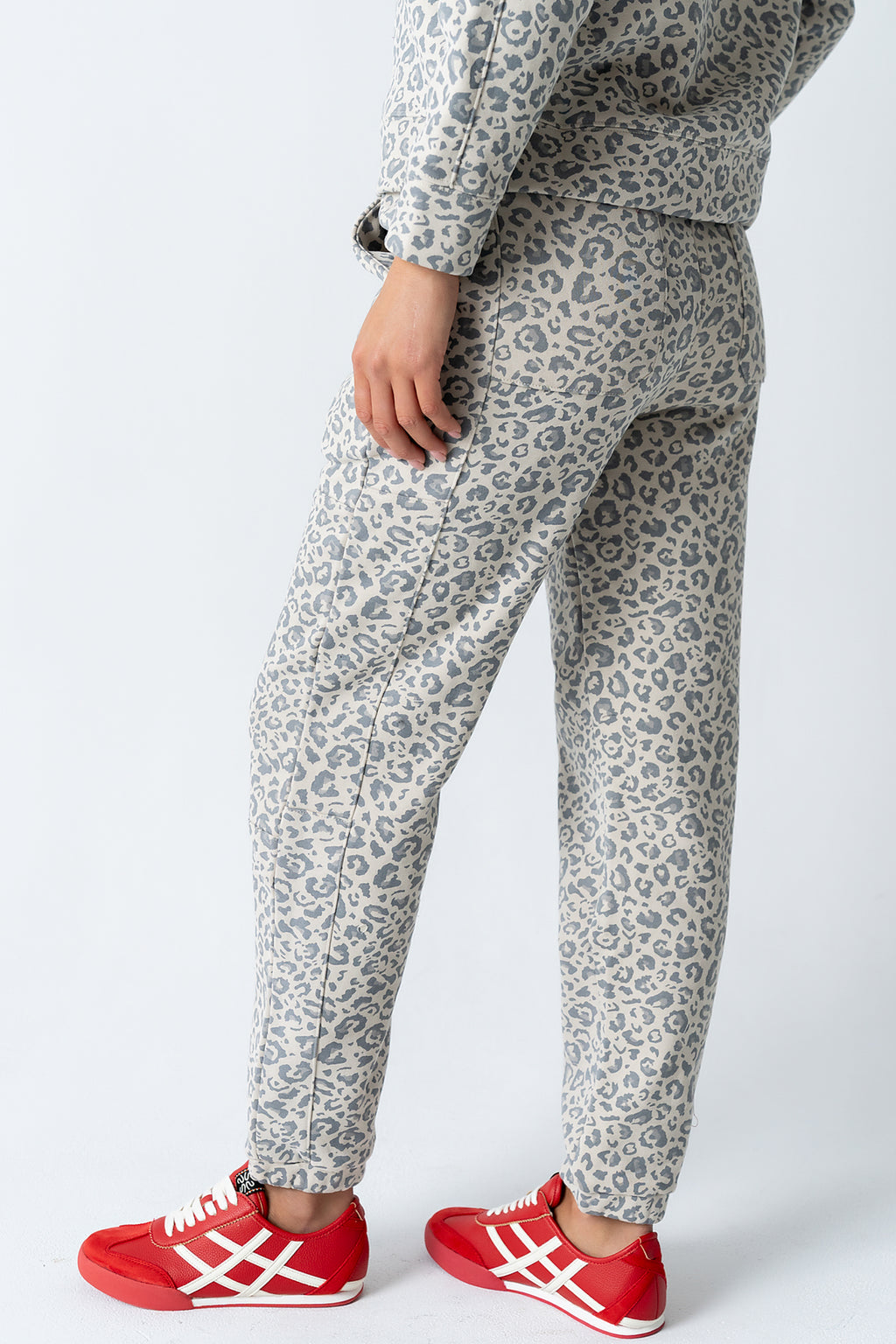 Patricia Barrel Sweatpants in Leopard - FINAL SALE