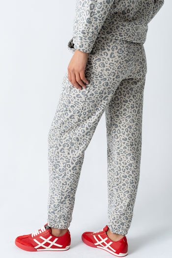 Patricia Barrel Sweatpants in Leopard - FINAL SALE