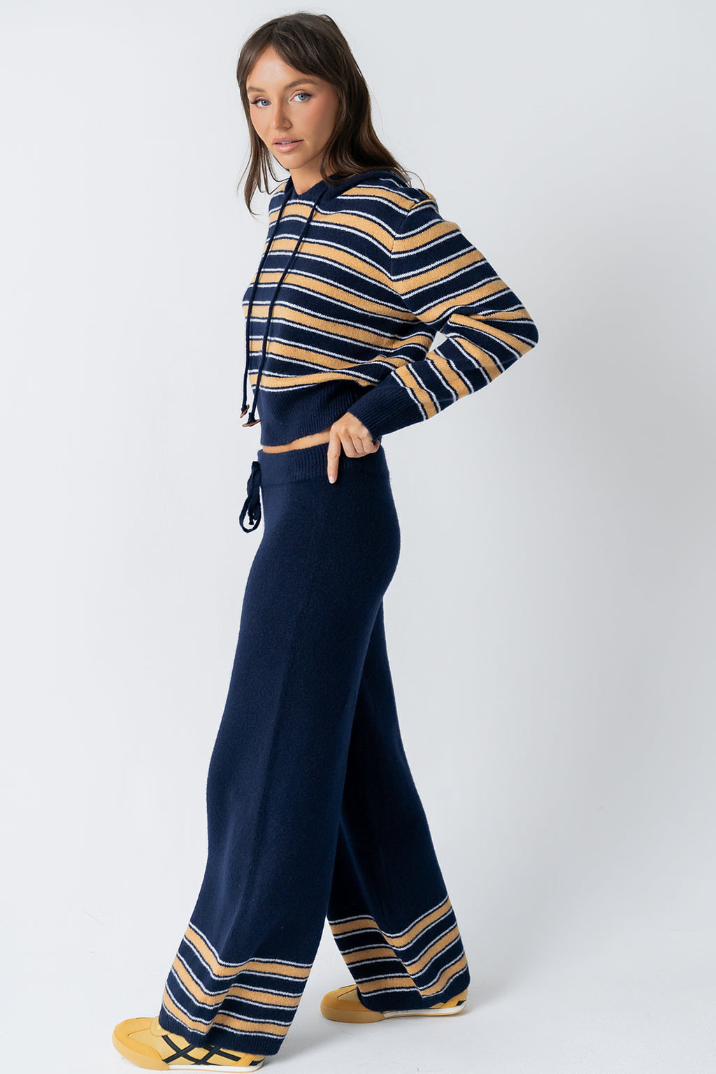 Charlie Striped Wide Leg Pants - FINAL SALE
