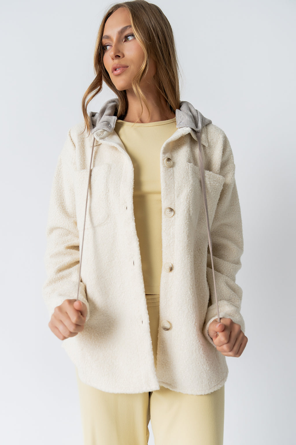 Kaydence Hooded Shacket - FINAL SALE