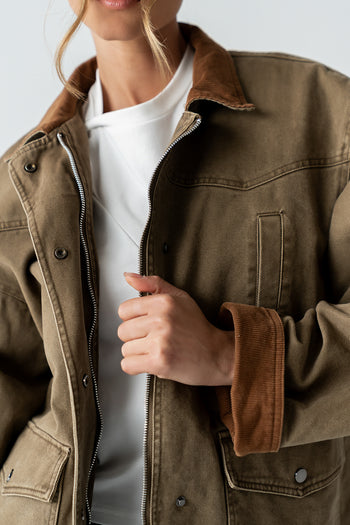 Mannie Oversized Chore Jacket - FINAL SALE