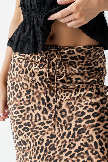 Hatton Leopard Maxi Skirt