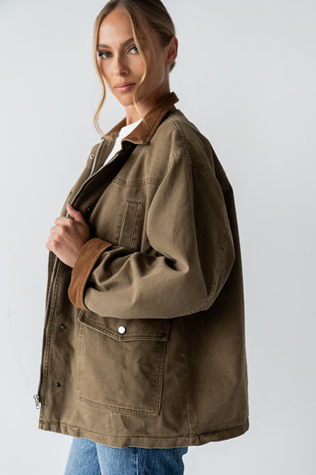 Mannie Oversized Chore Jacket - FINAL SALE