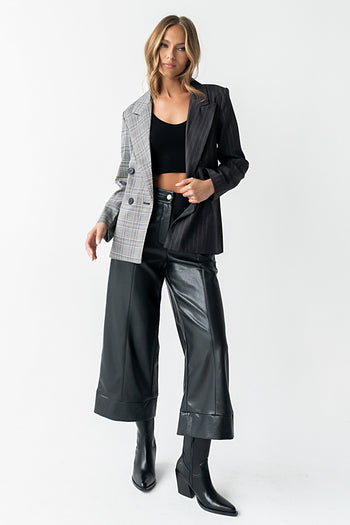 Ulani Vegan Leather Pants in Black - FINAL SALE
