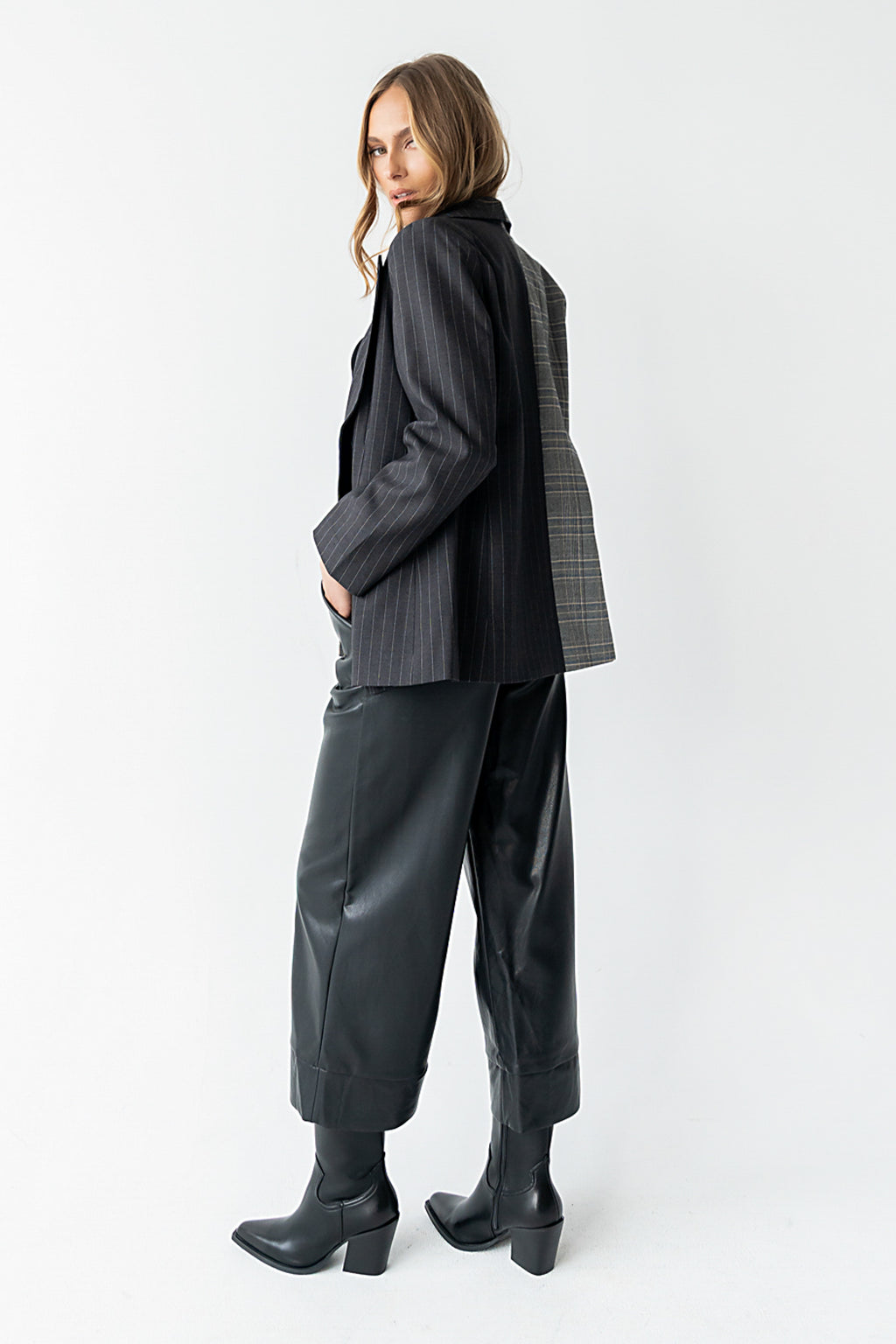 Ulani Vegan Leather Pants in Black - FINAL SALE