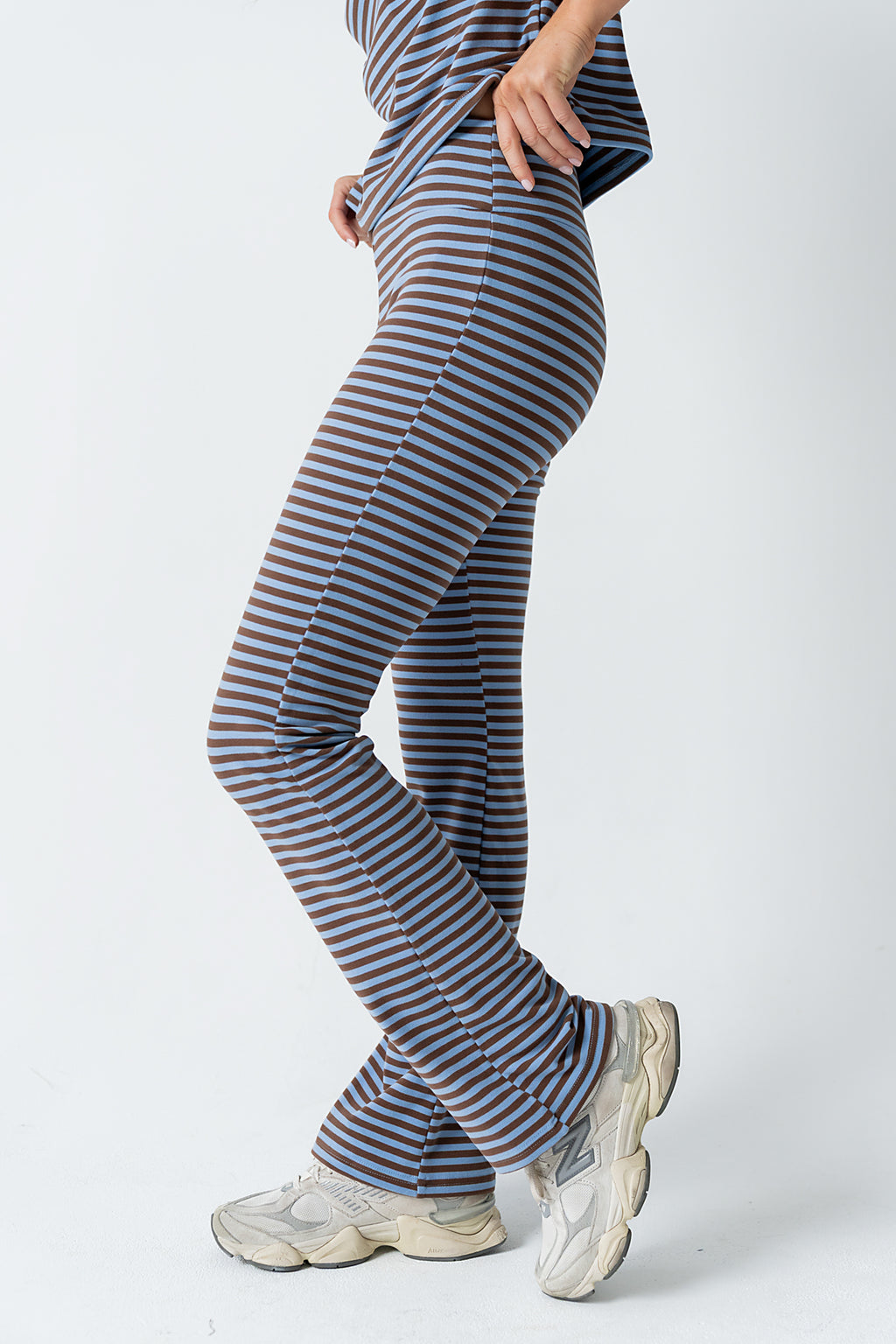 Jannet Striped Pants in Blue