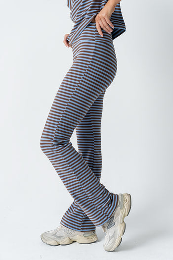 Jannet Striped Pants in Blue