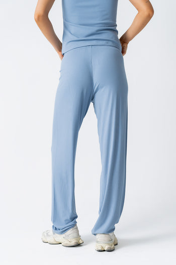 Jordanna Wide Leg Pants in Blue