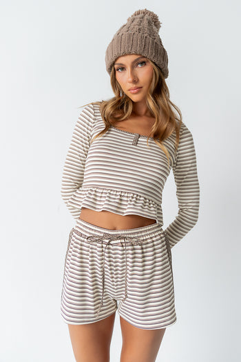 Laylin Striped Shorts - FINAL SALE