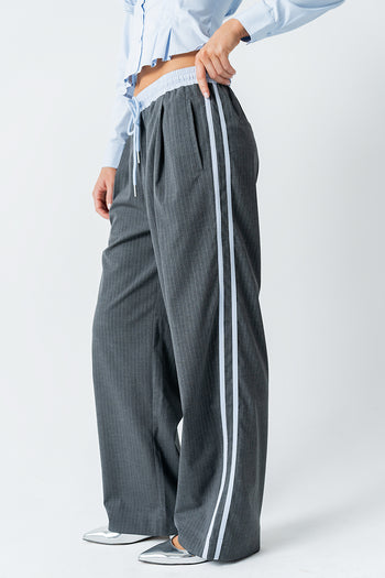 Connor Contrast Wide Leg Pants