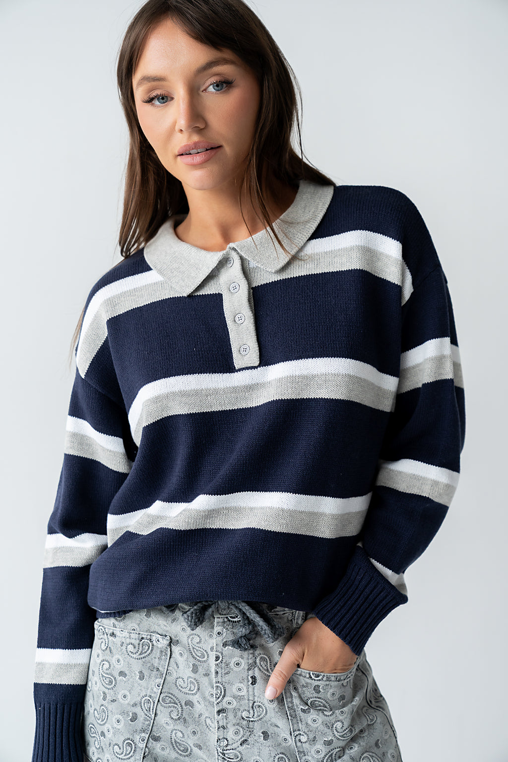 Karina Striped Sweater - FINAL SALE