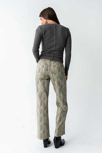 Mckayla Textured Top in Charcoal