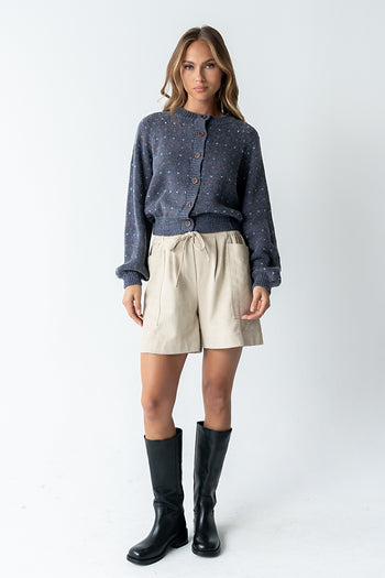 Sophie Knit Cardigan in Navy - FINAL SALE