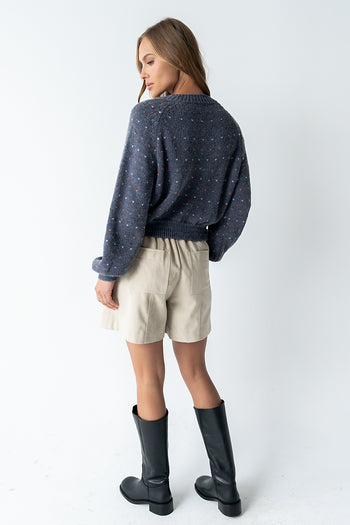Sophie Knit Cardigan in Navy - FINAL SALE