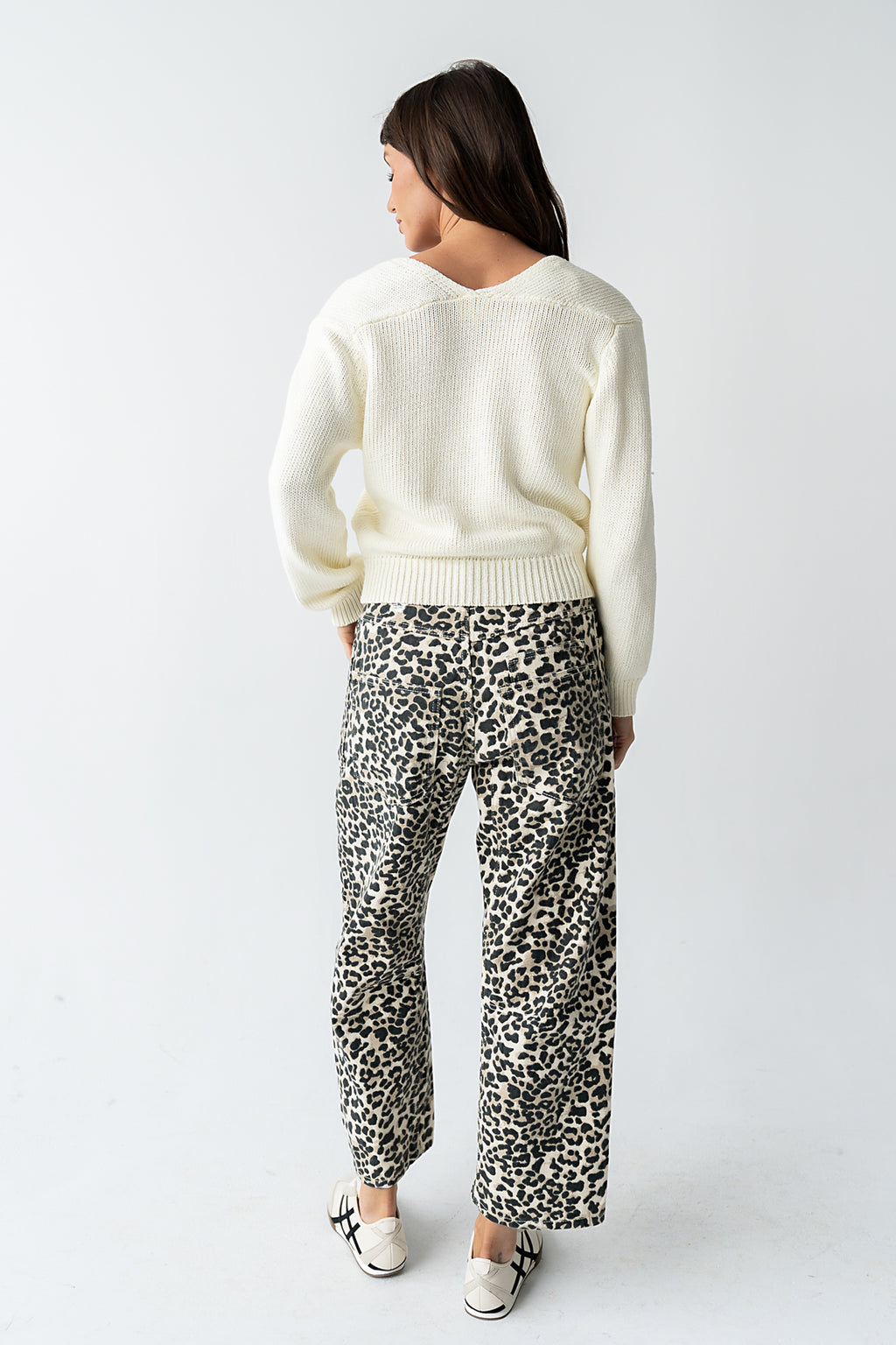 Marlie Knit Cardigan in White