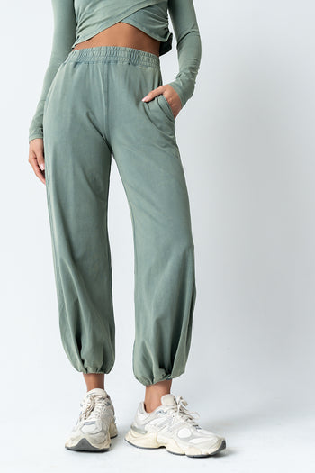 Kassie Joggers in Teal - FINAL SALE