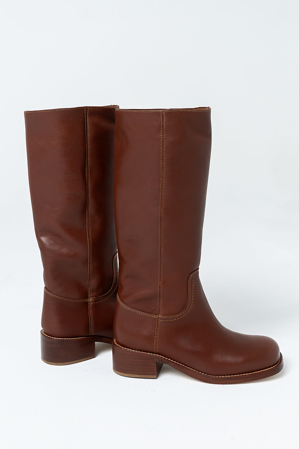 Steve Madden Riggs Tall Boots in Rust