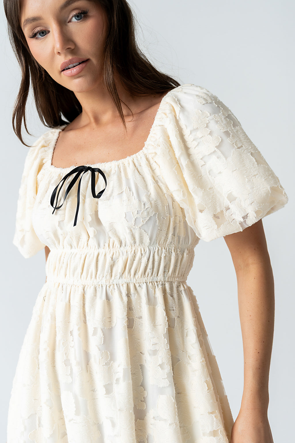 Tracie Sheer Midi Dress