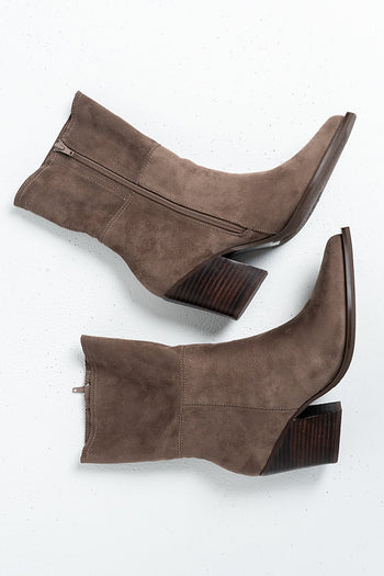 Venice Boots in Taupe - FINAL SALE