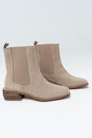 Effie Ankle Boot in Taupe - FINAL SALE