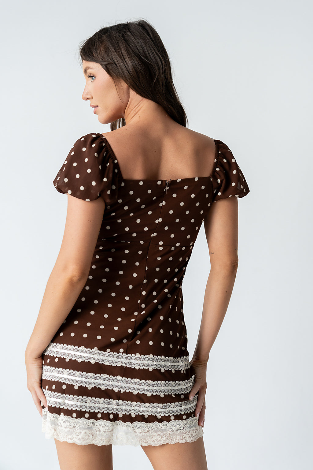 Claira Polka Dot Mini Dress