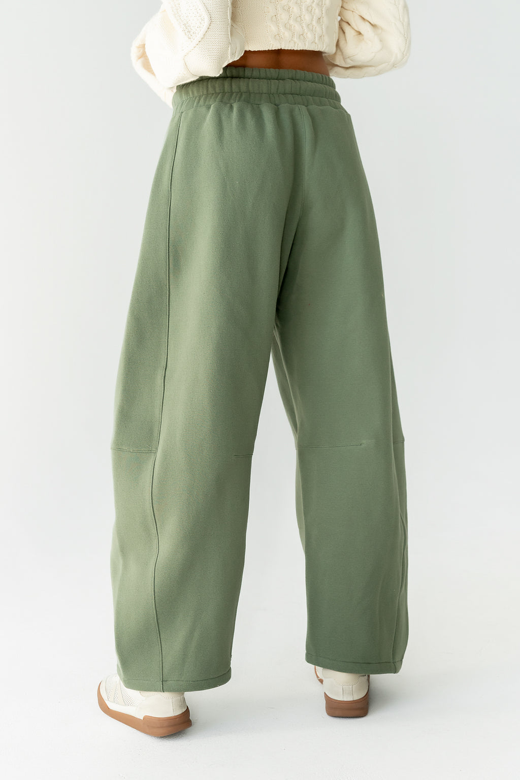 Maribel Barrel Sweatpants in Green - FINAL SALE