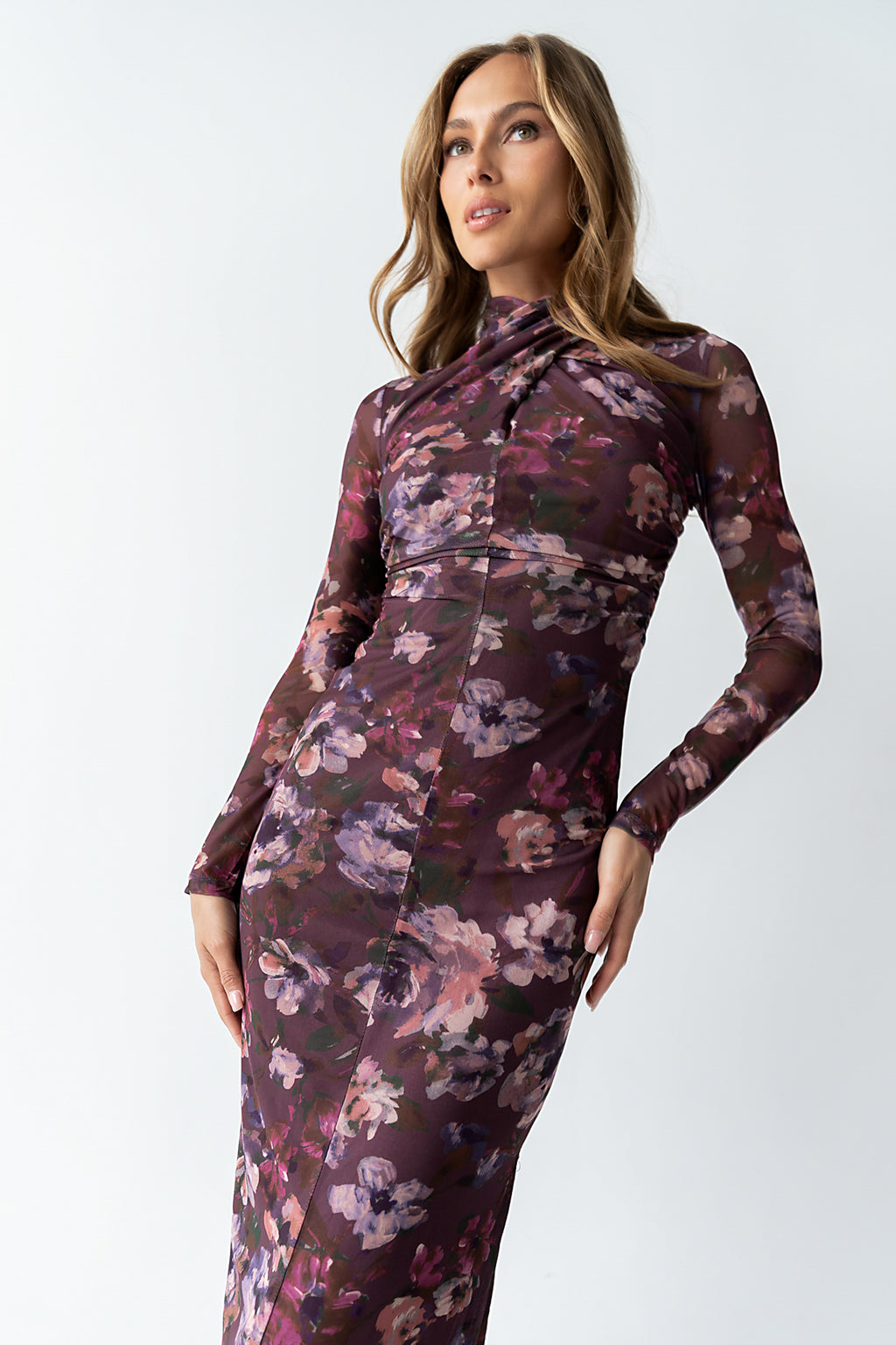 Jovie Floral Mesh Maxi Dress - FINAL SALE