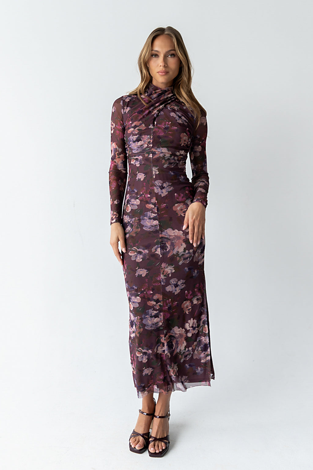 Jovie Floral Mesh Maxi Dress - FINAL SALE