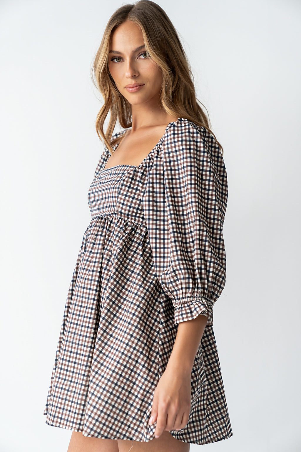 Wren Gingham Mini Dress - FINAL SALE