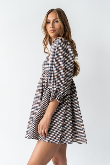 Wren Gingham Mini Dress - FINAL SALE