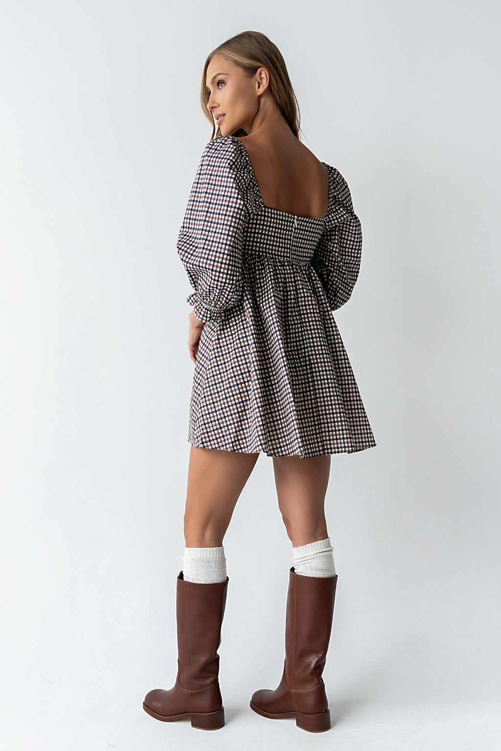 Wren Gingham Mini Dress - FINAL SALE